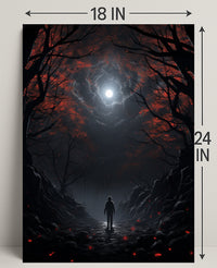 Moonlit Pathway Poster