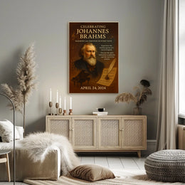 Celebrating Johannes Brahms Poster