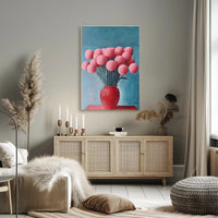 Floral Fantasy Poster Vibrant Botanical Wall Art