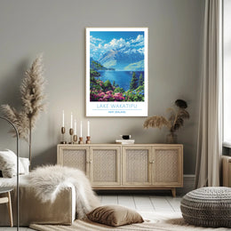 Lake Wakatipu Scenic Poster