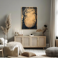 Haunting Sepia Gothic Forest - Abstract, Artistic, or Pop Culture Poster