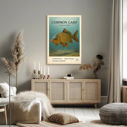 Common Carp Cyprinus carpio Poster