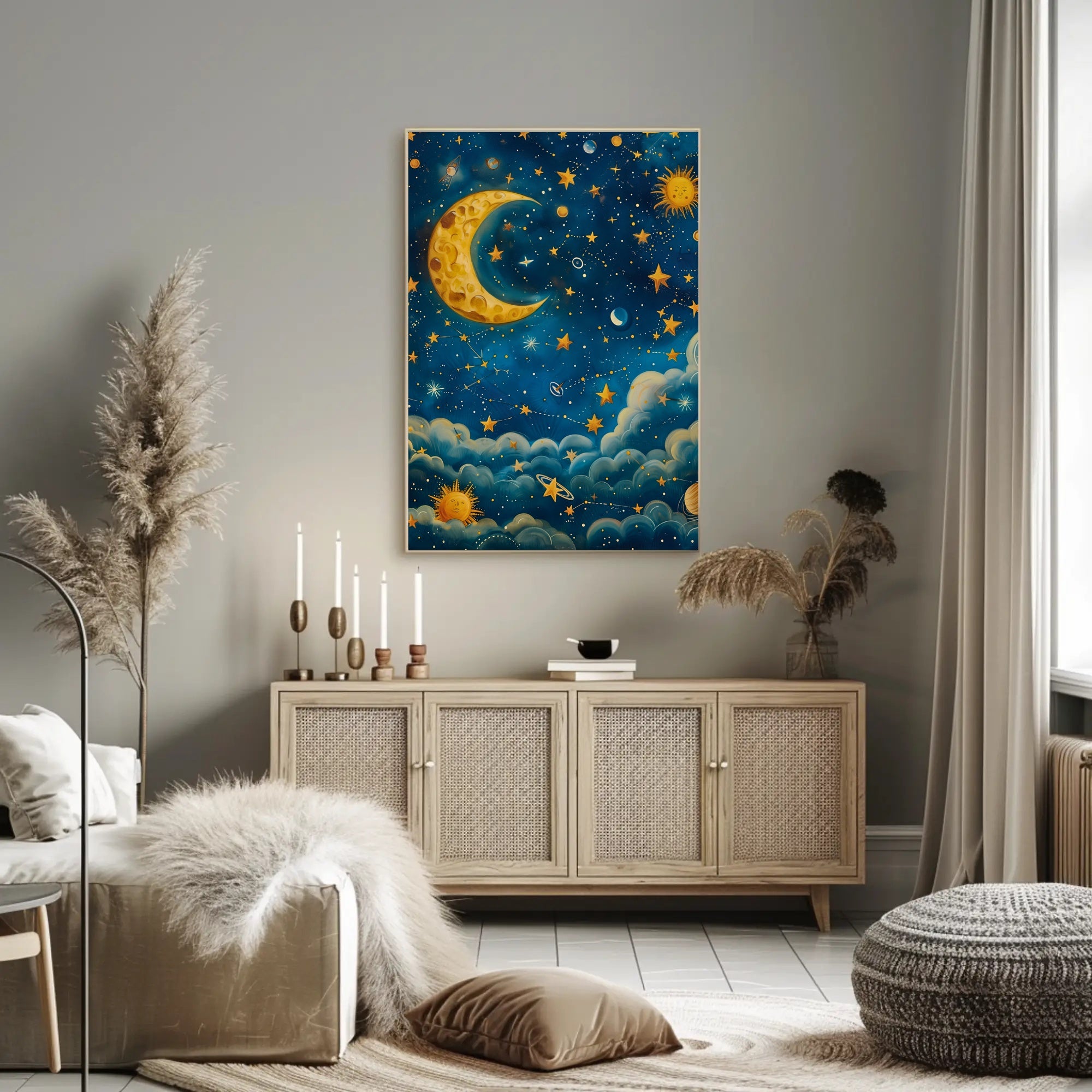 Celestial Dreams William Morris Art Poster