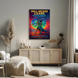 Frill-Necked Lizard Master of Disguise Poster