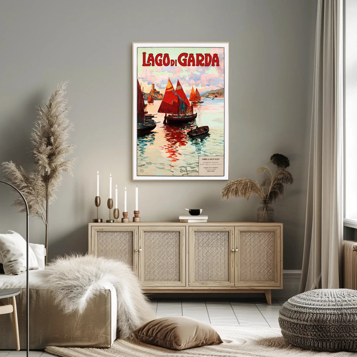 Lago Di Garda Travel Poster