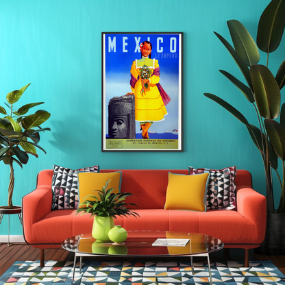 Mexico Travel Tourism Poster