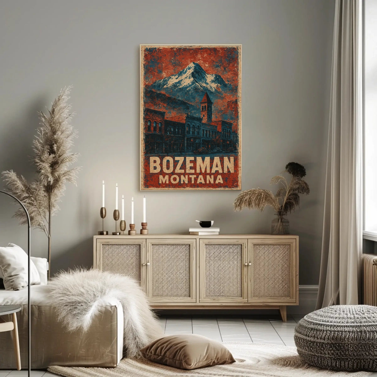 Bozeman, Montana Scenic Poster