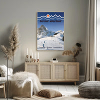 Berner Oberland Winter Wonderland Poster