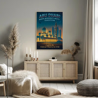 Abu Dhabi Harmony Modern and Traditional Poster