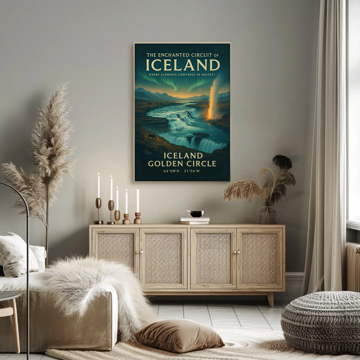 The Enchanted Circuit of Iceland Poster