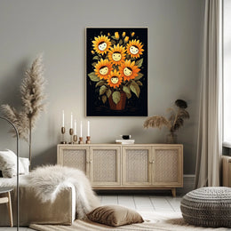 Sunflower Smiles Poster