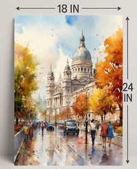 Autumn In The City Poster