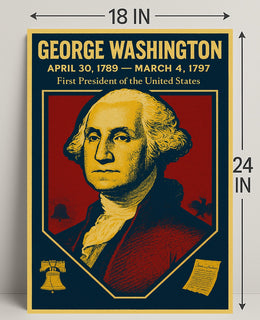 George Washington First President Poster PosterGoat