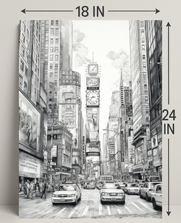 Urban Sketch Times Square Poster