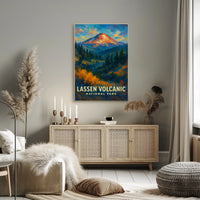 Lassen Volcanic National Park Poster Wall Art Print