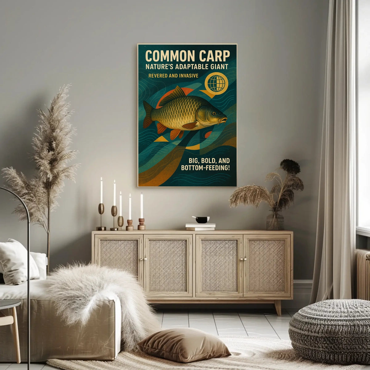 Common Carp NatureS Adaptable Giant Poster