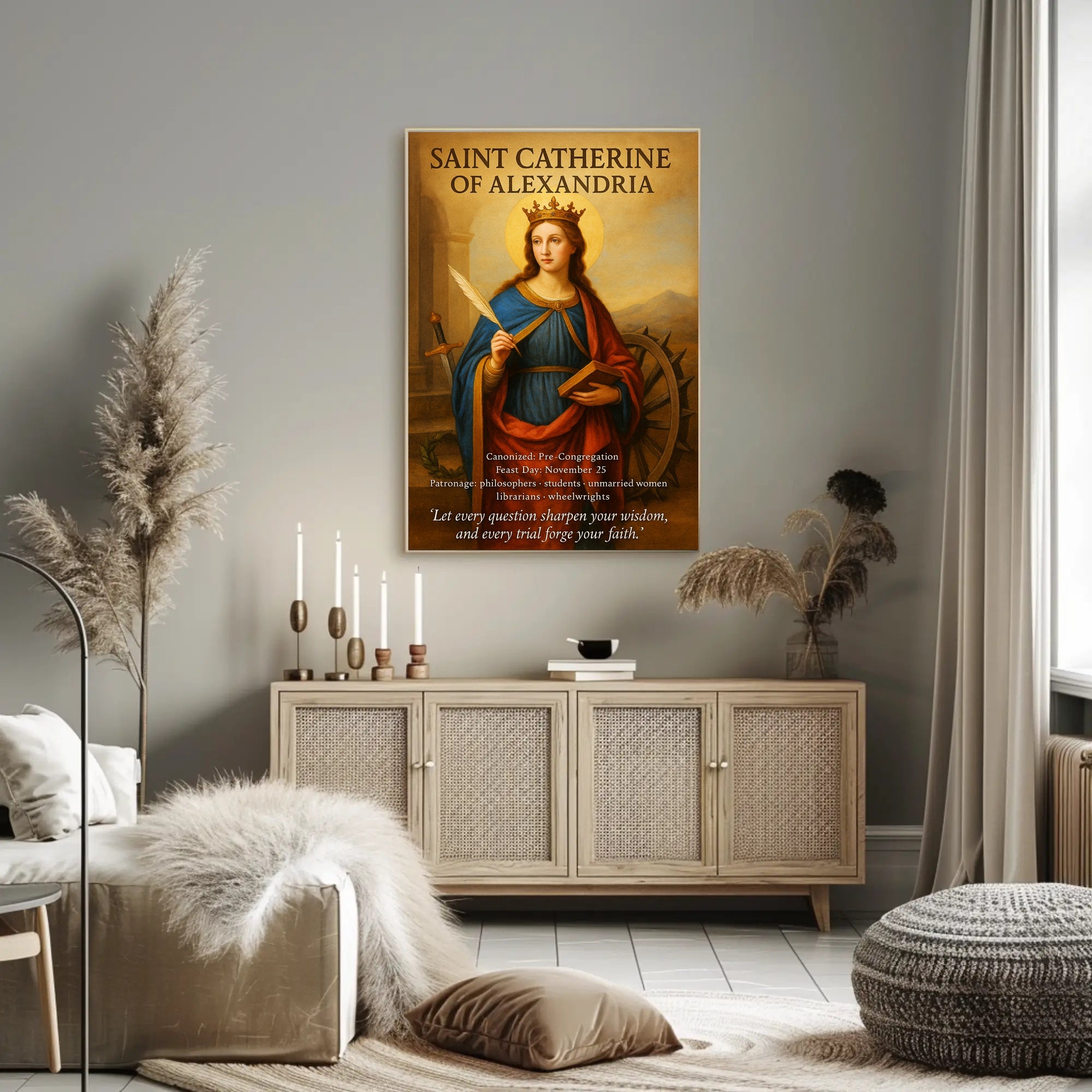Saint Catherine of Alexandria Poster PosterGoat