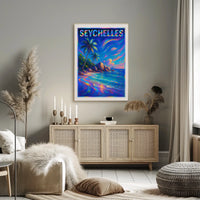 Seychelles Paradise Poster