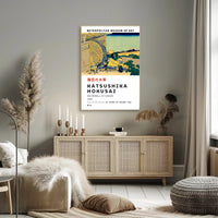 Katsushika Hokusai Watermill at Onden Poster