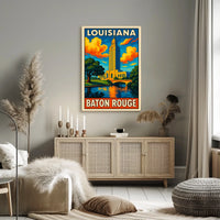 Louisiana State Capitol in Baton Rouge Poster