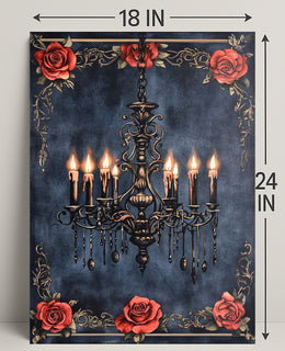 Chandelier Elegance Poster