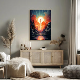 Celestial Launch Poster