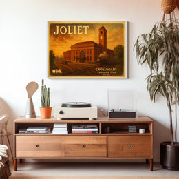 Joliet Travel Poster Crossroads Through Time