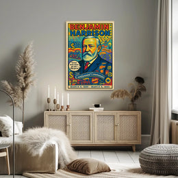 Benjamin Harrison 23rd President Poster PosterGoat