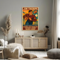 Celebrating Jim Thorpe A Legendary Athlete Jim Thorpe Poster
