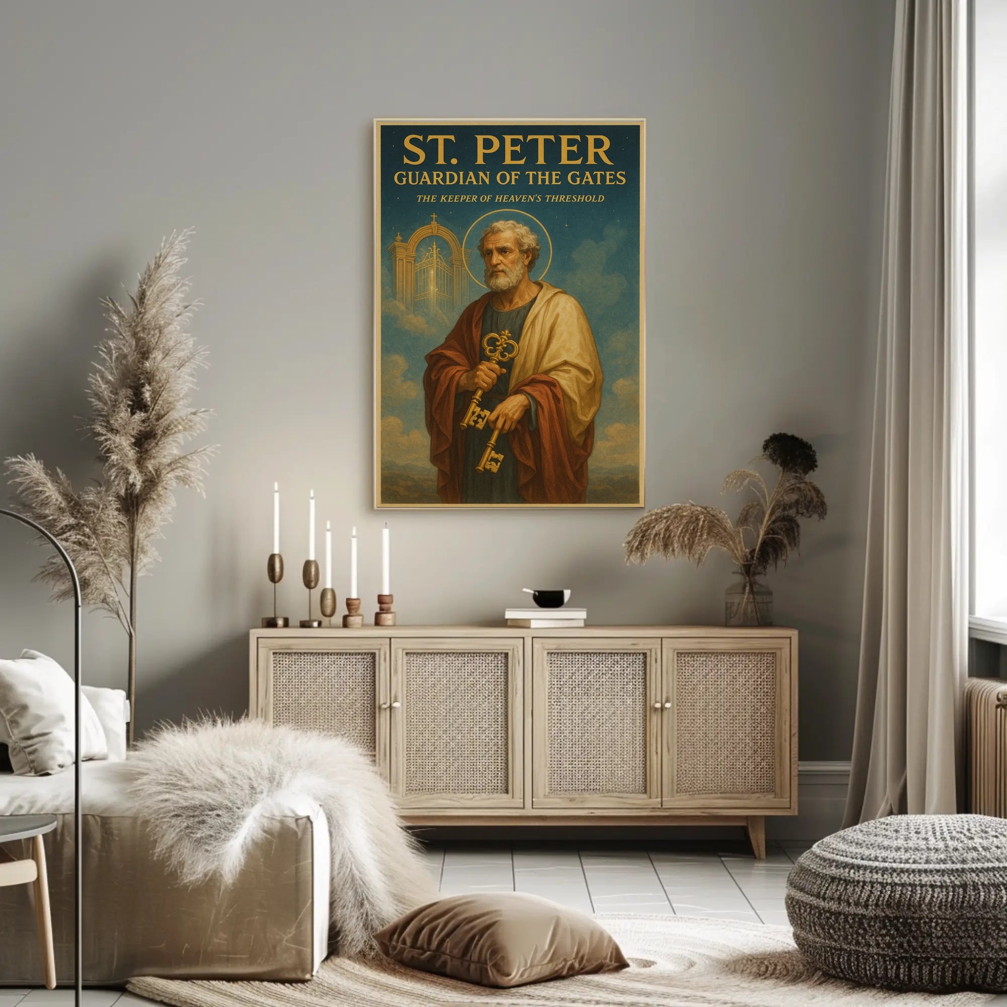 St. Peter Guardian Of The Gates Poster
