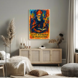 Saint Raymond Of Pennafort Poster