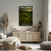 Effigy Mounds Of Iowa Poster