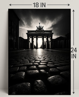 Sunrise At The Brandenburg Gate Poster