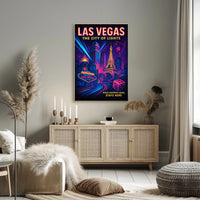 Las Vegas The City of Lights Poster