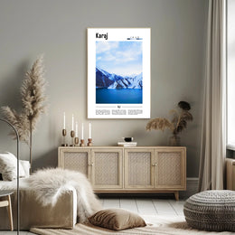 Karaj Scenic Beauty Poster - Urban or Cityscape Poster PosterGoat
