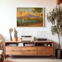 Chula Vista Scenic Travel Poster Art Print