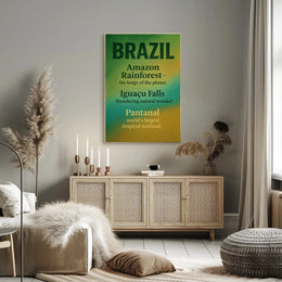 Wonders of Brazil Poster PosterGoat