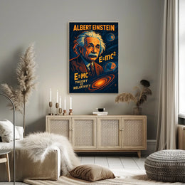 Albert Einstein Theory Of Relativity Poster