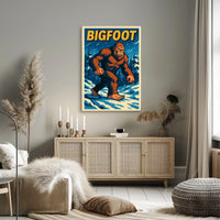 Bigfoot In The Wilderness Poster