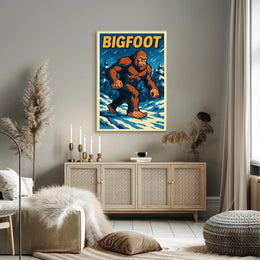 Bigfoot In The Wilderness Poster
