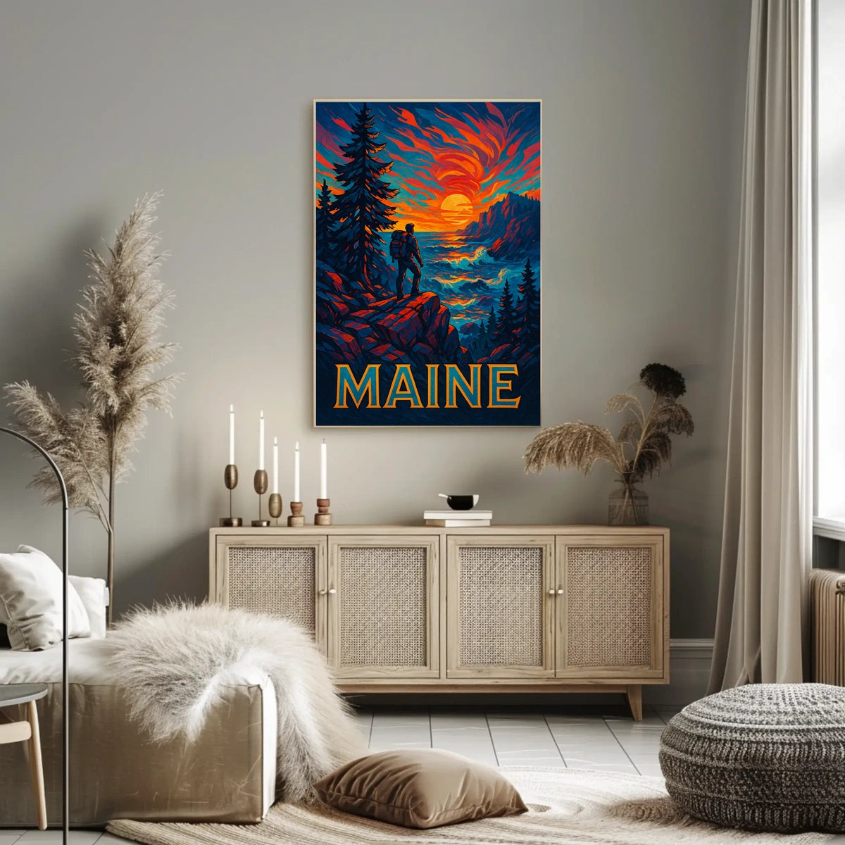 Maine Adventure Poster