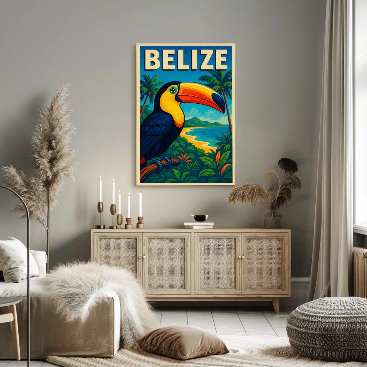 Belize Tropical Paradise Poster