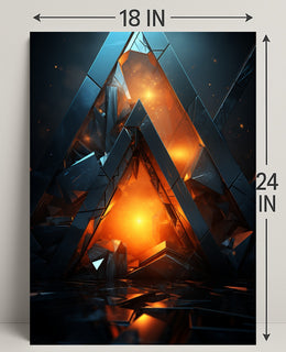 Geometric Inferno Poster