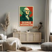 George Washington History Photography Realism Poster