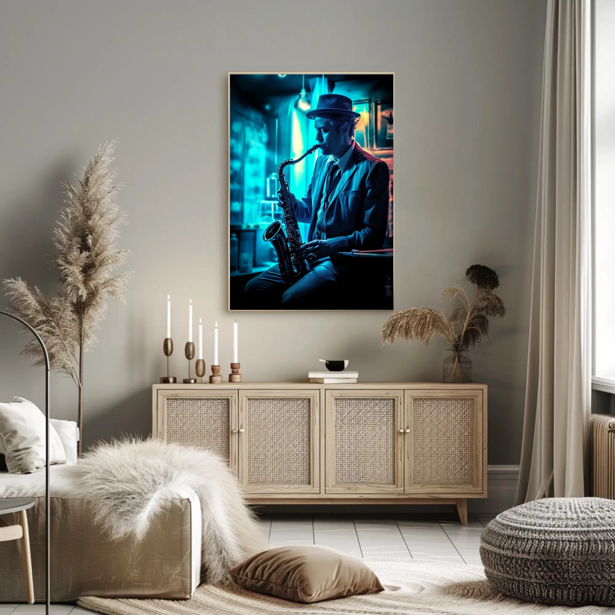 Saxophone Serenade Poster