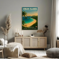 Discover The Virgin Islands Poster