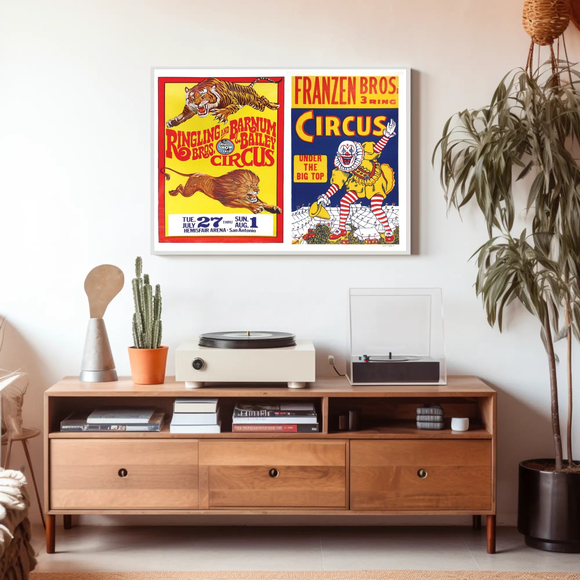 Classic Circus Posters Poster