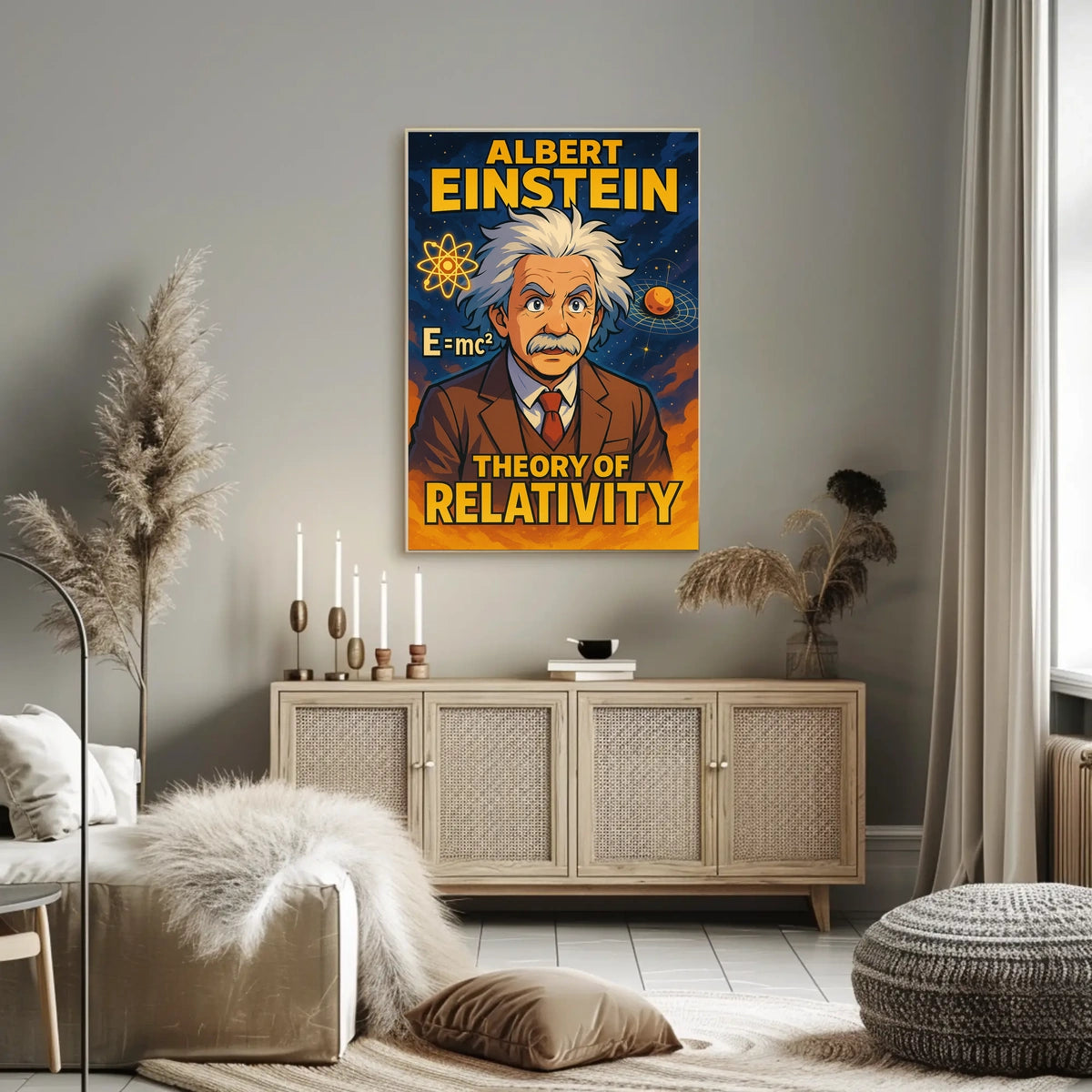 Albert Einstein Theory Of Relativity Poster