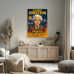 Albert Einstein Theory Of Relativity Poster