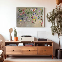 Floral Symphony: An Artistic Flower Poster